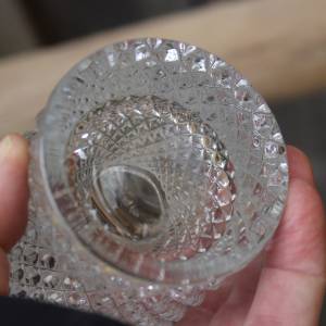 Vase 24 % Bleikristall Lausitzer Glas 60er 70er Jahre DDR Bild 9