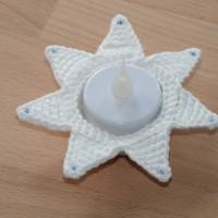 kostenlose Häkelanleitung Teelichthalter Stern, pdf-Datei Bild 3