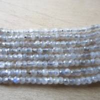 natürliche Labradorit Perlen Rondelle 3 mm- 3,5 mm x 2 mm  - 2,5 mm ein Strang