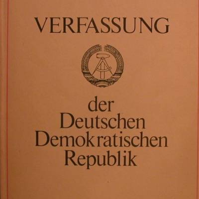 Verfassung der DDR - 1974 -