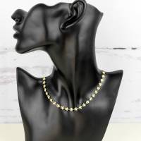 Blümchen • zarte Halskette aus Edelstahl | Halsschmuck | Geschenke für Frauen | Freundin | Schwester | Mama Bild 7