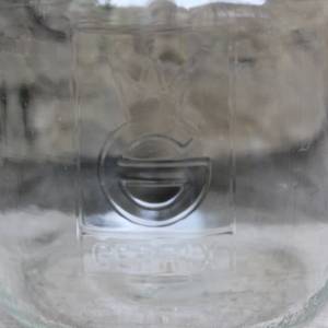 altes GERRIX 1 l Einmachglas Konservenglas Vorratsglas Bindeglas 50er 60er Jahre Bild 4
