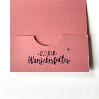 Frauen Glückwunschkarte Geburtstagskarte  Geldkarte  Gutscheinverpackung  Wellness - Pink/Hellblau/Dunkelblau Bild 4