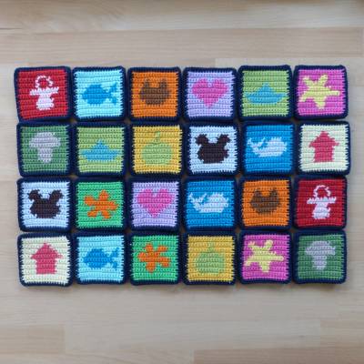 Häkelanleitung Memory, Kartenspiel, pdf-Datei