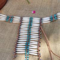 Hairpipe necklace, Nativ Brustschild, Choker (BP1) Bild 4