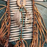 Hairpipe necklace, Nativ Brustschild, Choker (BP1) Bild 7