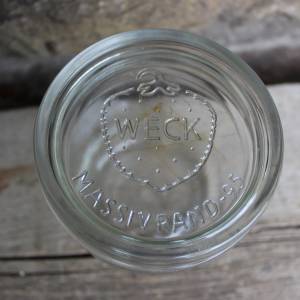 altes WECK 1 l Einmachglas Konservenglas Vorratsglas Bindeglas 50er 60er Jahre Bild 3