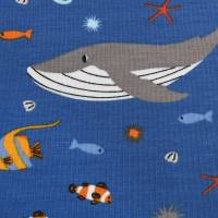 Baby Frühchen Jungen Knotenmütze Zipfelmütze Maritim "Meerestiere & Wale" blau Geschenk Geburt Sommer Bild 5