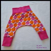 SONDERPREIS! Pumphose "Äpfelchen" in pink-orange, Doppelgröße 50-56 von he-ART by helen hesse Bild 2