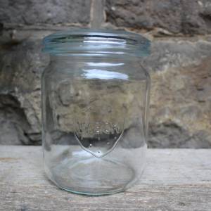 altes WECK 1 l Einmachglas Konservenglas Vorratsglas Bindeglas 50er 60er Jahre Bild 1
