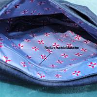 Umhängetasche -  dunkelblau -Tasche mit Anker -  Ankermotiv,  mit Klappe,, maritim, Handtasche - Gürteltasche Bild 7