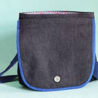Umhängetasche -  dunkelblau -Tasche mit Anker -  Ankermotiv,  mit Klappe,, maritim, Handtasche - Gürteltasche Bild 8
