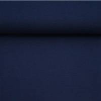 Bündchen fein navy marine dunkelblau Basic 50cm Bild 1