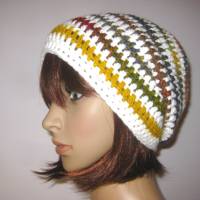 Mütze im Spiral-Design mit Farbverlauf, Beanie im Boshi Style, Häkelmütze Bild 4