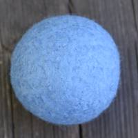 Filzball Wolle 5,8 cm waschbar handgemacht zum Spielen, Jonglieren, Handtraining, Entspannen Bild 3