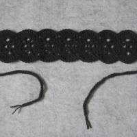 Haarband aus elastischer Baumwolle, Stirnband, Haarschmuck, gehäkelt Bild 4