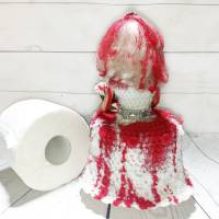 Horror - Braut, Klorollenhut mit Puppe Bild 3