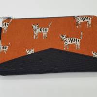 Täschchen Vari Pouch mit Handschlaufe,  Tiger orange/schwarz Bild 1