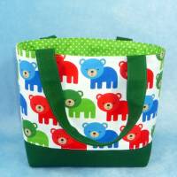 Kindertasche in 3 Farben mit bunten Bären | Kindergartentasche | KitaTasche | Stofftasche für Kinder Bild 8