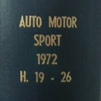 Sammelband-Auto Motor Sport - 1972 - Heft  19 bis 26 Bild 2