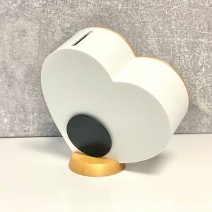 3D-Herz Spardose für Hochzeit, personalisiert Bild 5