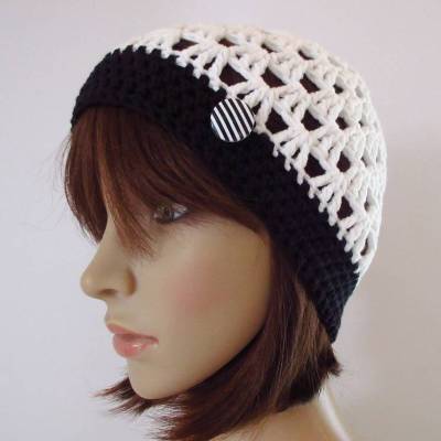 Mütze, Sommermütze, Beanie, Häkelmütze