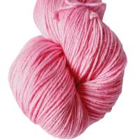Hot Pink Semisolid, Handgefärbte Sockenwolle/Tuchwolle, 4fädig, 100 g Strang Bild 4