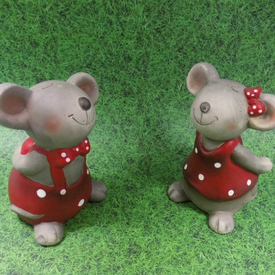 Deko Figuren Mäuse zum verlieben - Dekofiguren auch zum basteln auch geeignet