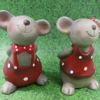 Deko Figuren Mäuse zum verlieben - Dekofiguren auch zum basteln auch geeignet Bild 4