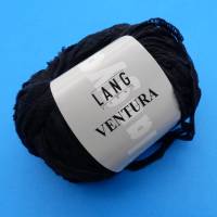 Lang Yarns-Ventura-Effektgarn-schwarz-Baumwolle-Polyamid--Strickgarn-Häkelgarn-Garn-Handarbeiten-DIY-Material Bild 1