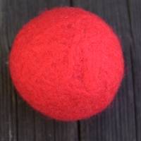 Filzball Wolle 7 cm waschbar handgemacht zum Spielen, Jonglieren, Handtraining, Entspannen Bild 2