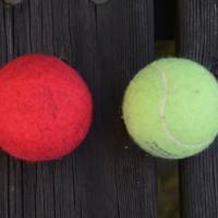 Filzball Wolle 7 cm waschbar handgemacht zum Spielen, Jonglieren, Handtraining, Entspannen Bild 4