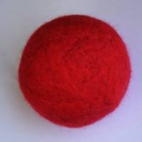 Filzball Wolle 7 cm waschbar handgemacht zum Spielen, Jonglieren, Handtraining, Entspannen Bild 5