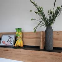 Handgemachte Upcycling Vase in Asphaltoptik | nachhaltige Dekovase anthrazit | moderne Deko für Regal & Wohnzimmer Bild 7