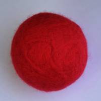 Filzball Wolle 6,4 cm waschbar handgemacht zum Spielen, Jonglieren, Handtraining, Entspannen Bild 5