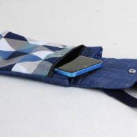 Handy Taschen//Tasche für Handy // smartphone Tasche//blaue Tasche //Jeanstasche //Umhängetasche Handy //mini Tasche Bild 10