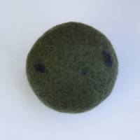 Filzball Wolle 5,8 cm waschbar handgemacht zum Spielen, Jonglieren, Handtraining, Entspannen Bild 2