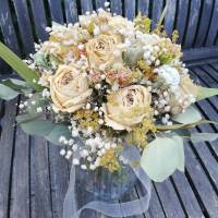 Brautstrauß aus getrockneten Blumen (teils in Bio-Qualität) in Boho-Style Bild 6