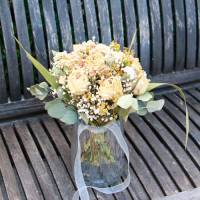 Brautstrauß aus getrockneten Blumen (teils in Bio-Qualität) in Boho-Style Bild 7