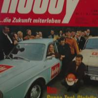 Hobby - die Zukunft miterleben - Nr. 1  -  8.1.1969   -  Super-test-Stafette - VW 411 kontra Ford 17 M Bild 1