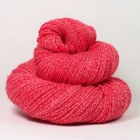 Handgefärbte Sommer Sockenwolle  Wollelfe "Scarlet", 100 g Strang Bild 3