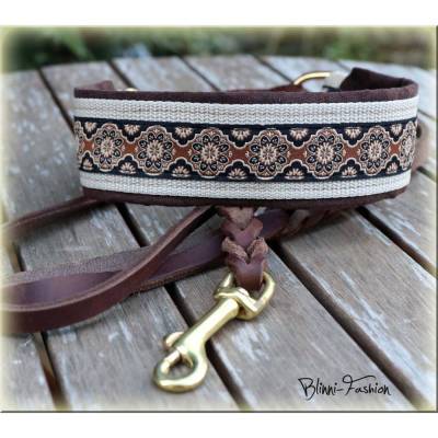Halsband MEDIVAL mit Zugstopp für deinen Hund, Rhodesian Ridgeback, Hundehalsband, Martingale