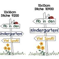 Stickdatei Kindergarten Kindergartenkind SET Bild 6