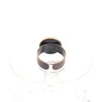 Ring mit Blattkupfer, Beton Cabochon, verstellbar Bild 5