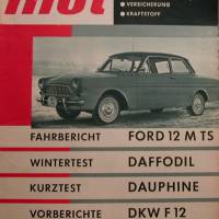 mot - Nr.2  Februar  1963   -   Ford 12 M TS - Daffodil - DKW F 12 - Glas S 1204 Bild 1