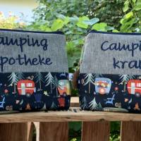 Große Camping Kram Tasche/Kosmetiktasche/Kulturbeutel/Schminktasche/ Reiseapotheke  XL Bild 4