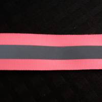 Reflektorband in neon pink 25 mm breit Bild 2