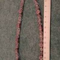 Dirndlkette / Trachtenkette - Rosenperlen in lila Glasperlenkette - Ideal zum Dirndl! Bild 6