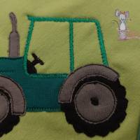 Doodle Stickdatei Traktor mit Anhänger Bild 8