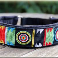 Hundehalsband MASSAI, Zugstopp Halsband für Hunde, in vier Farben, Martingale, Rhodesian Ridgeback, Afrika Bild 4